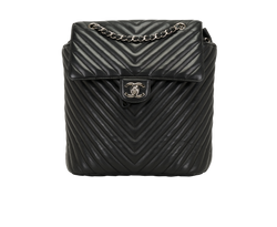 Urban Spirit Chevron Backpack, Lambskin, Black, 22620034 (2016/17), 2*